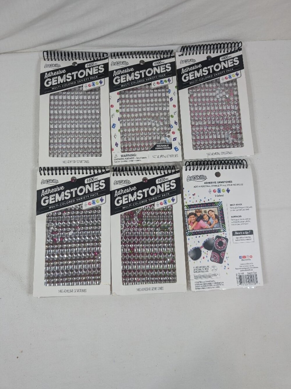 Adhesive Gemstones by Artskills x6